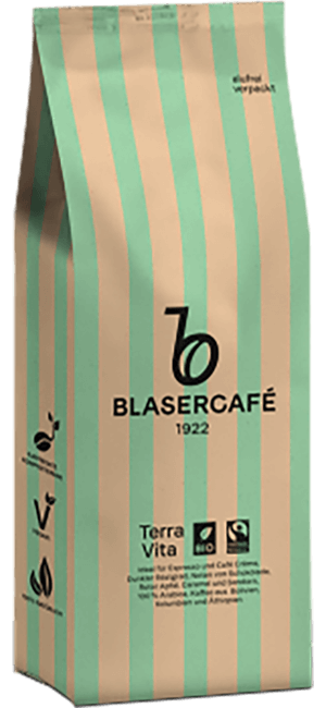 Blasercafé Terra Vita Fairtrade 1kg Bohnen