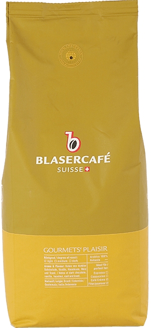 Blaser Cafe Gourmets Plaisir 1kg Bohnen Blaser Cafe Gourmets Plaisir 1kg Bohnen