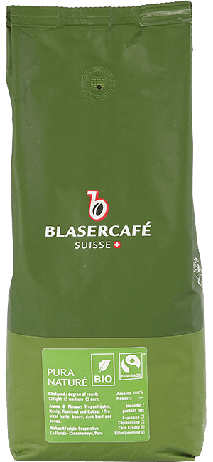 Blaser Cafe Pura Vida Fairtrade 1kg Bohnen Blaser Cafe Pura Vida Fairtrade 1kg Bohnen
