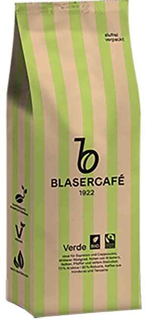 Blaser Cafe Verde Fairtrade 1kg Bohnen