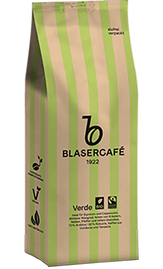 Blaser Kaffee Espresso Verde Fairtrade 1kg Bohnen