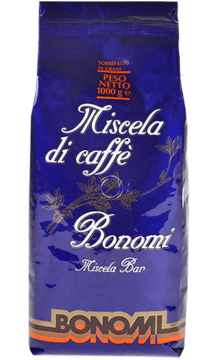 Bonomi Kaffee Espresso Blu Miscela di Caffe 1kg Bohnen