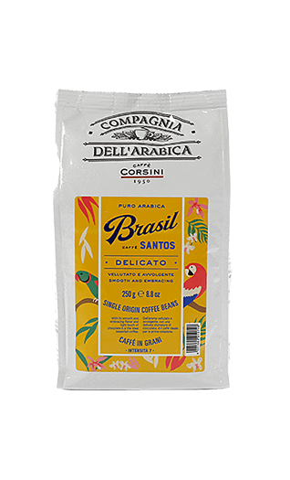 Caffe Corsini Kaffee Espresso Brasil Santos 250g Bohnen