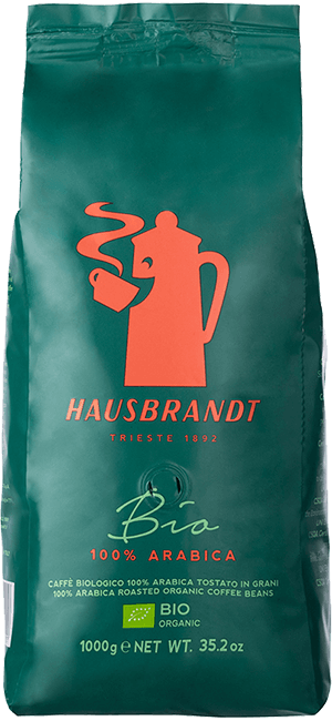 Hausbrandt Bio 100% Arabica 1kg Bohnen (MHD 18.06.2023)