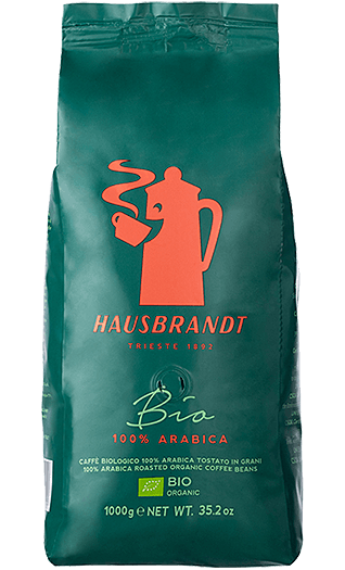 Hausbrandt Kaffee Espresso Bio 100% Arabica 1kg Bohnen