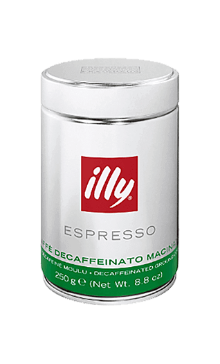 Illy Decaffeinato 250g gemahlen Dose Illy Decaffeinato 250g gemahlen Dose