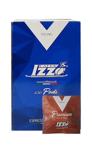 Izzo Kaffee Espresso Arabica Gold Pads 150 Stück