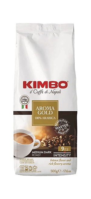 Kimbo Aroma Gold 100% Arabica 500g Bohnen