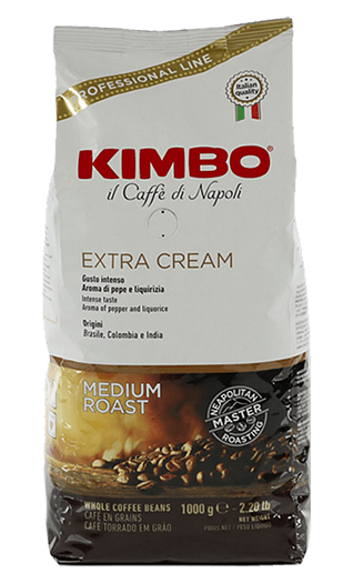 Kimbo Caffe Extra 1kg Cream Bohnen