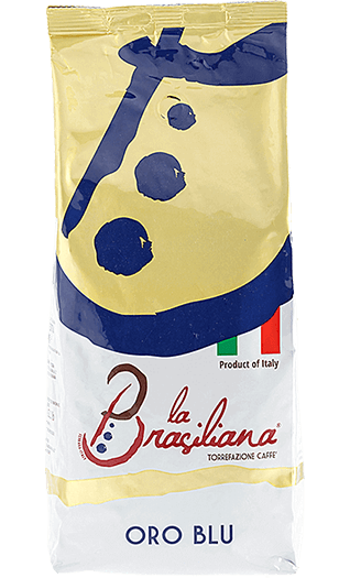 La Brasiliana Kaffee Espresso Oro Blu 1kg Bohnen