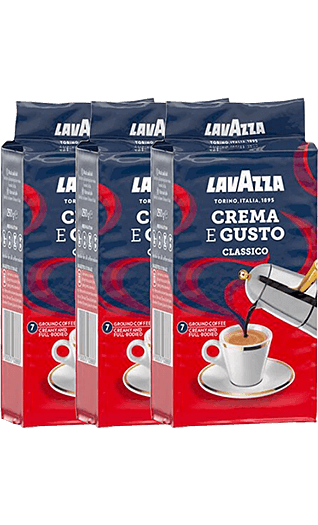 Lavazza Kaffee Espresso Crema E Gusto gemahlen 3 x 250g