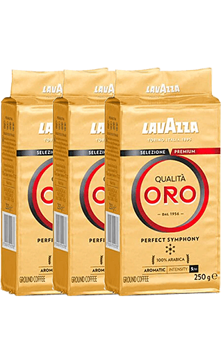 Lavazza Qualita Oro 3 x 250g gemahlen