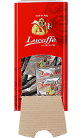 Lucaffe Kaffee Espresso Decaffeinato Pads 150 Stück