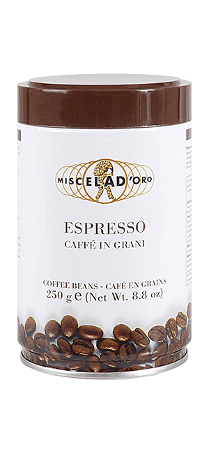 Miscela d'Oro Espresso n Grani Bohnen 250g Dose Miscela d\'Oro Espresso n Grani Bohnen 250g Dose