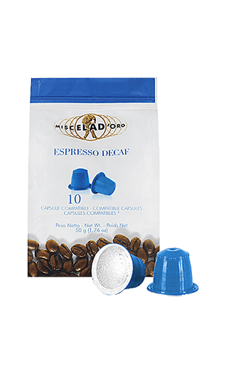 Miscela d'Oro Decaffeinato Kapseln 10 Stück Miscela d'Oro Decaffeinato Kapseln 10 Stück