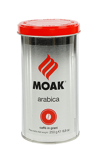 Moak Kaffee Espresso Arabica 250g Bohnen Dose