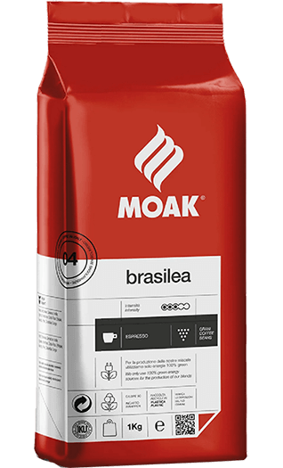 Moak Kaffee Espresso Brasilea 1kg Bohnen