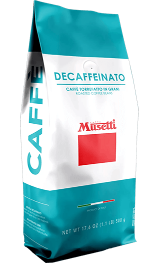 Musetti Kaffee Espresso Decaffeinato 1kg Bohnen