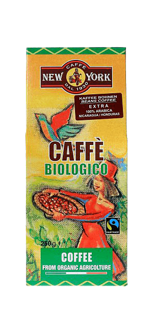 New York Biologico 100% Arabica 250g Bohnen New York Biologico 100% Arabica 250g Bohnen