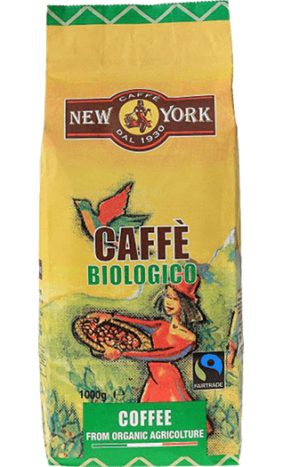 New York Kaffee Espresso Biologico Fairtrade 1kg Bohnen