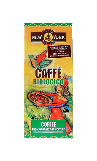 New York Caffe Biologico 100% Arabica 250g Bohnen