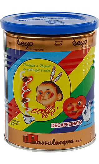 Passalacqua Kaffee Espresso Deup Decaffeinato gemahlen 250g Dose