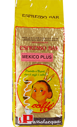 Passalacqua Kaffee Espresso Mekico Plus 1kg Bohnen