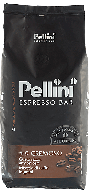 Pellini Espresso Bar N° 9 Cremoso 1kg Bohnen