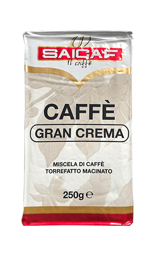 Saicaf Caffe Gran Crema 250g gemahlen Saicaf Caffe Gran Crema 250g gemahlen