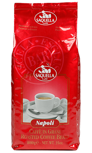 Saquella Kaffee Espresso Napoli Bar 1kg Bohnen