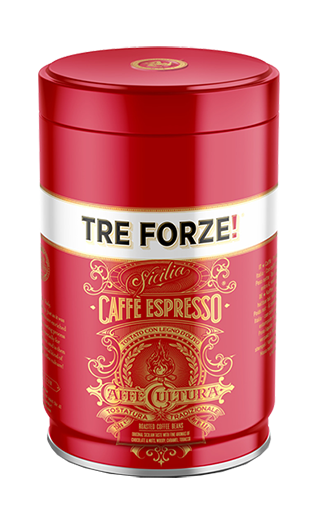 Tre Forze Caffe Espresso 250g Bohnen Dose Tre Forze Caffe Espresso 250g Bohnen Dose
