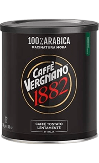 Vergnano Caffe 100% Arabica Moka gemahlen 250g Dose