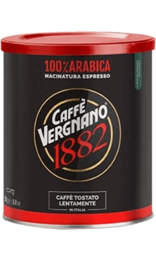 Vergnano Kaffee Espresso Arabica 100% gemahlen 250g Dose