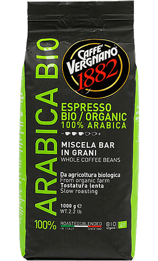 Vergnano Kaffee Espresso Bio Organic 1kg Bohnen