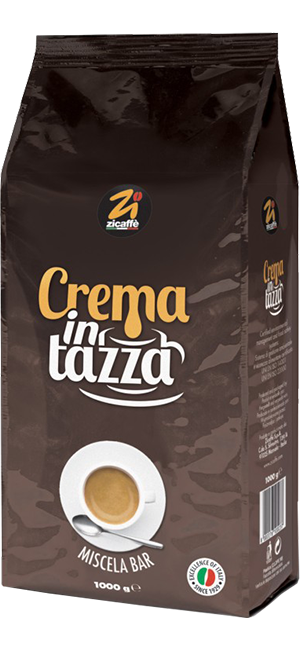 Zicaffe Crema in Tazza 1kg Bohnen  Zicaffe Crema in Tazza 1kg Bohnen