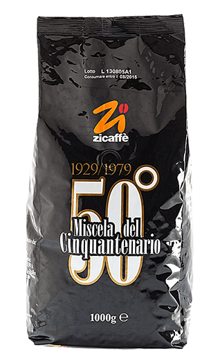 Zicaffe Kaffee Espresso Cinquantenario 50° 1kg Bohnen