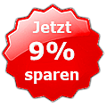 Jetzt 9 % sparen